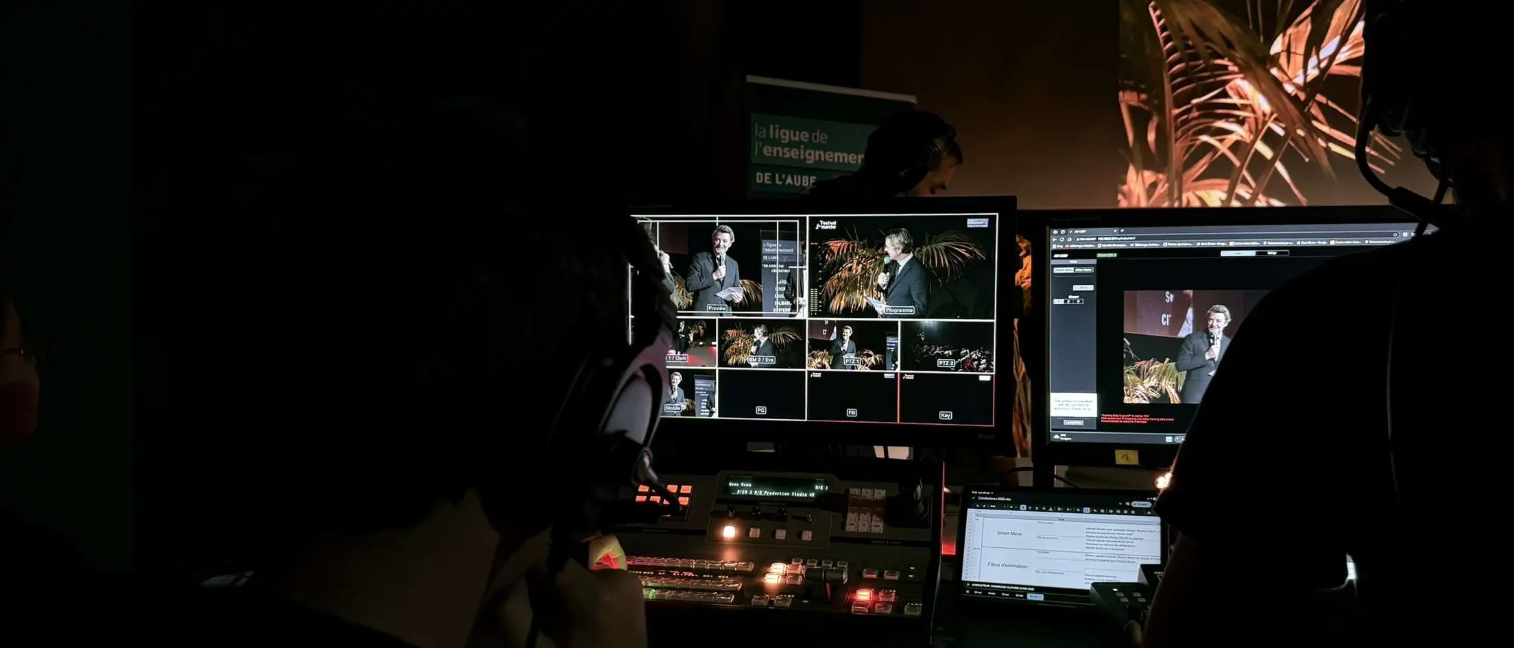 Régie de captation en direct au Festival 1ère Marche